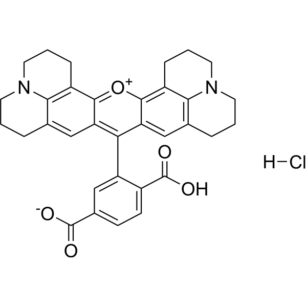 6-ROX hydrochloride (6-Carboxy-X-rhodamine hydrochloride) 1689512-96-6